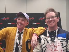 Nate Stevenson and Lee Knox Ostertag