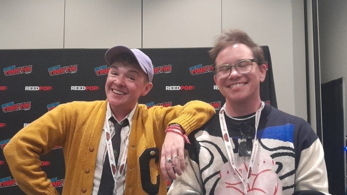 Nate Stevenson and Lee Knox Ostertag Nate Stevenson and Lee Knox Ostertag