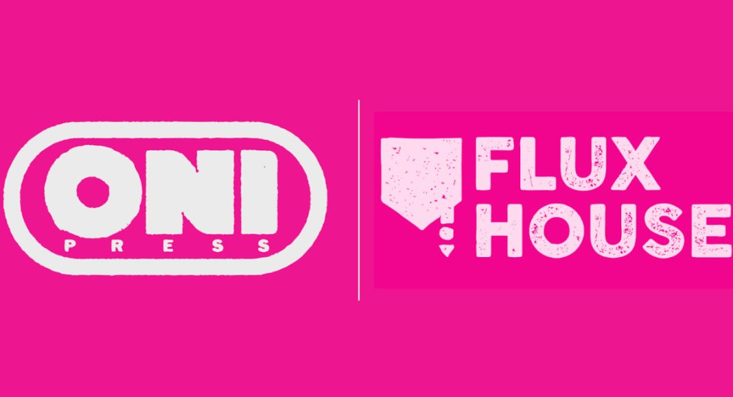 Oni Press Flux House logos