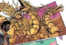 Exclusive Preview: STARSHIP GODZILLA #2 finds the crew stranded in the territory of King Ghidorah!