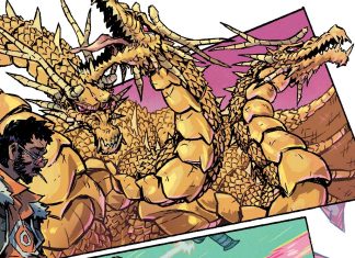 Exclusive Preview: STARSHIP GODZILLA #2 finds the crew stranded in the territory of King Ghidorah!