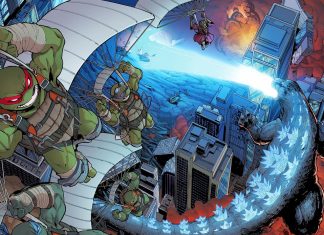Preview: The Heroes in a Half Shell take on the King of the Monsters in TEENAGE MUTANT NINJA TURTLES X GODZILLA TEENAGE MUTANT NINJA TURTLES X GODZILLA