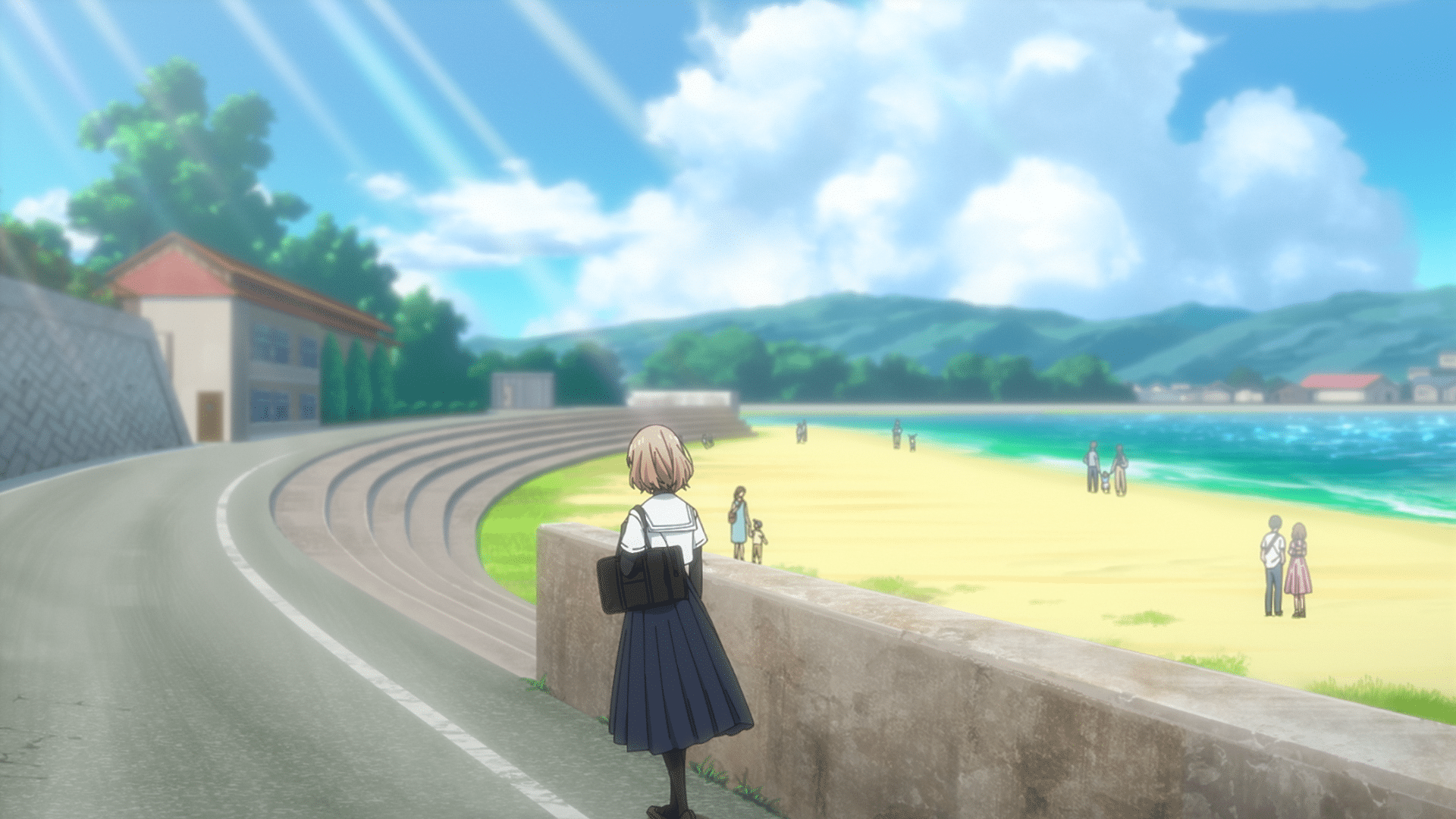 this monster wants to eat me anime review sai naekawa crunchyroll hinako walking by the beach