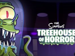 The Beat’s THE SIMPSONS: TREEHOUSE OF HORROR Gauntlet Kang or Kodos and the The Simpsons: Treehouse of Horror logo