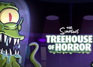 The Beat’s THE SIMPSONS: TREEHOUSE OF HORROR Gauntlet Kang or Kodos and the The Simpsons: Treehouse of Horror logo