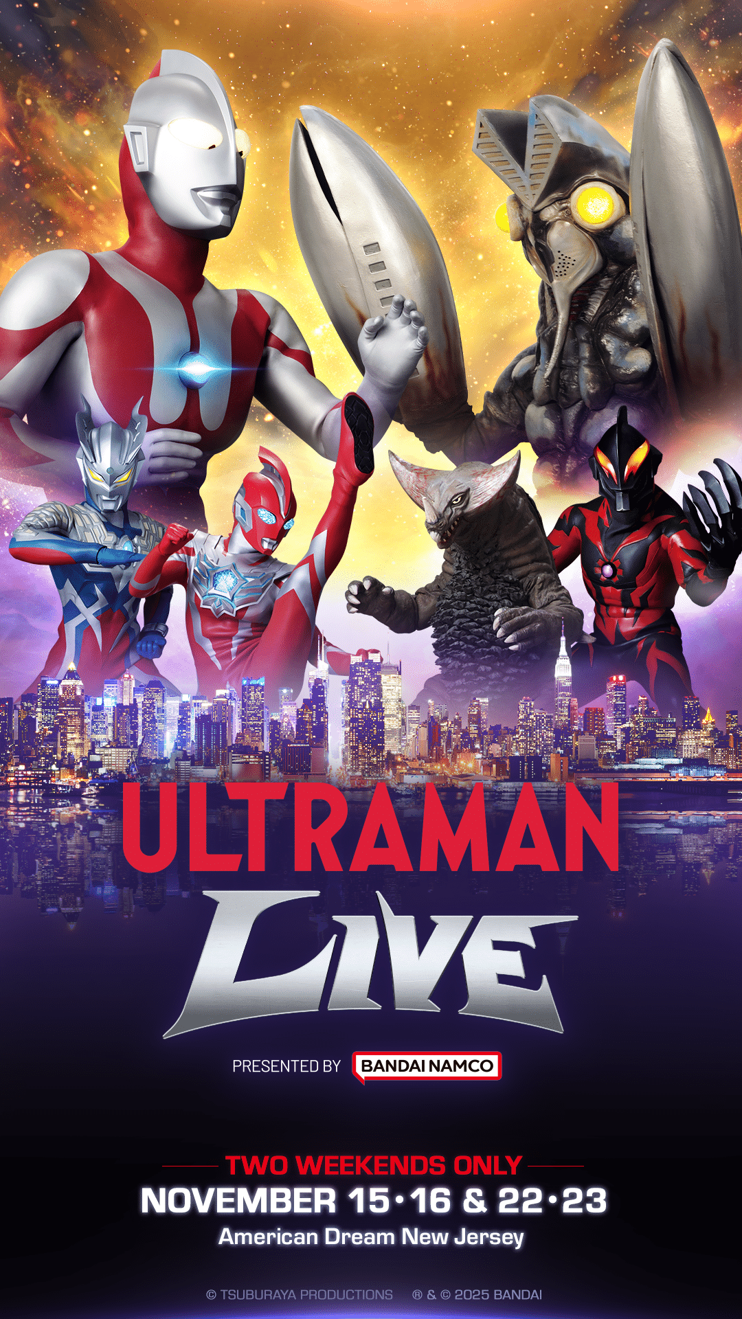 Ultraman LIVE event key visual