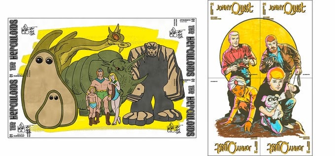 Jonny Quest, The Herculoids connecting OA