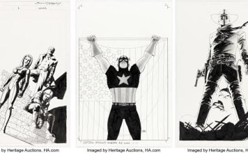 John Cassaday art collection, original art being auctioned to benefit his family