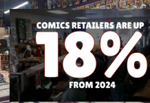 Report: Comic sales are up 18% in comics shops
