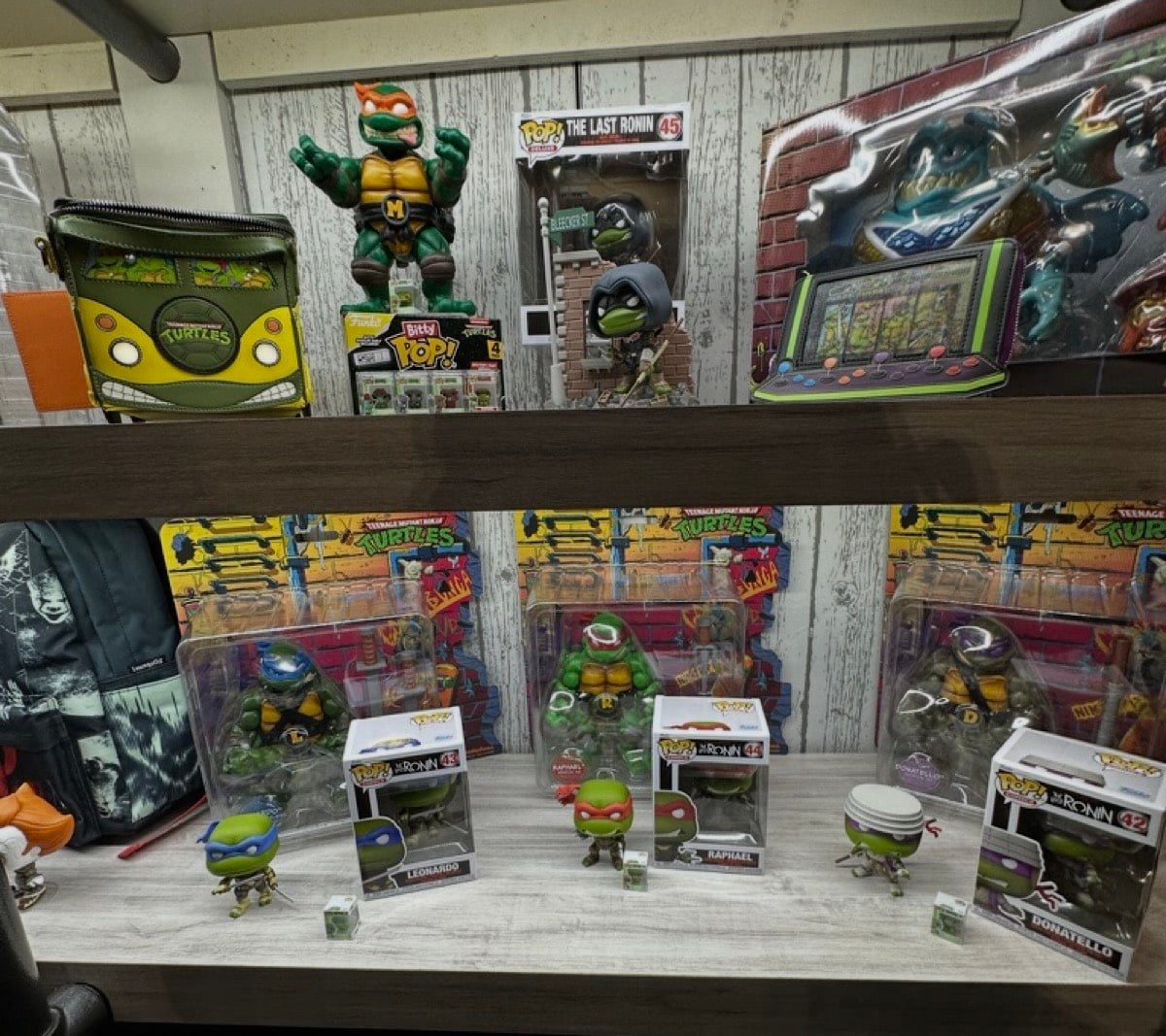 Turtles Funko Pops and other products at Toy Fair 2025