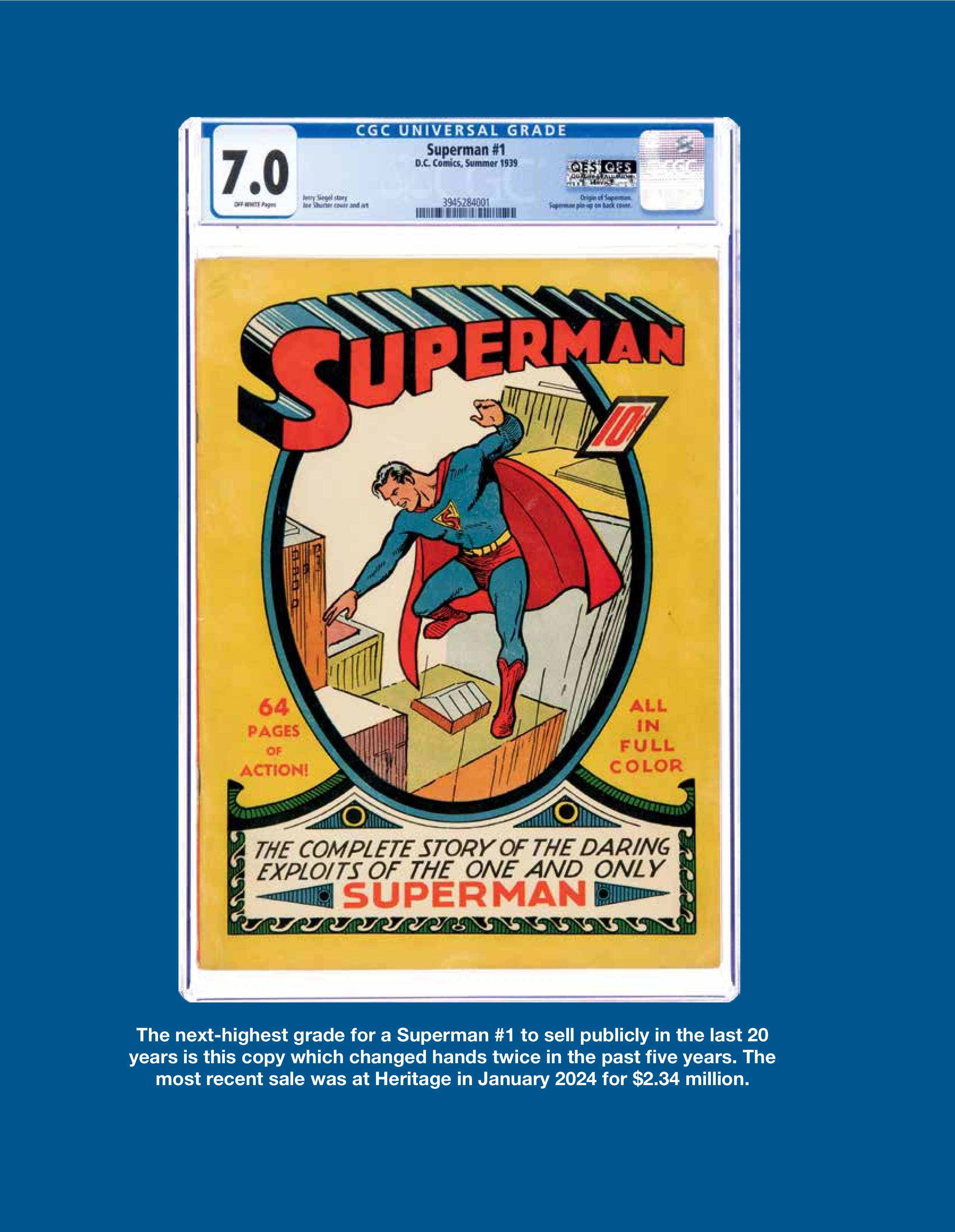 Superman #1 7.0 grade