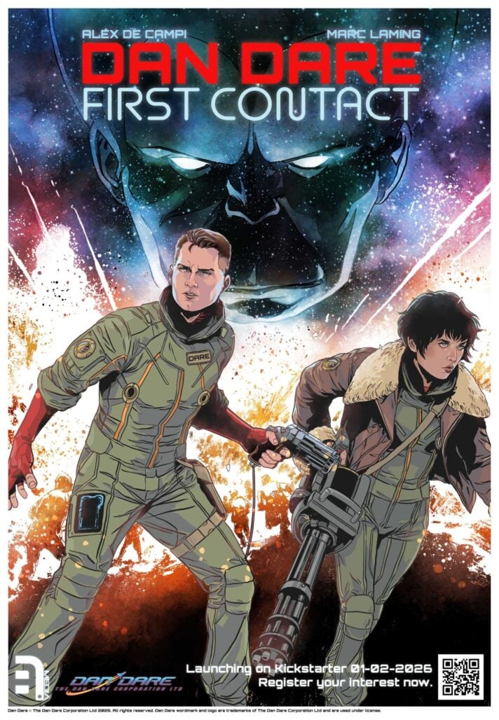 Dan Dare: First Contact artwork by Marc Laming