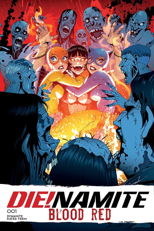 DIE!NAMITE: Blood Red #1 cover B by Godtail