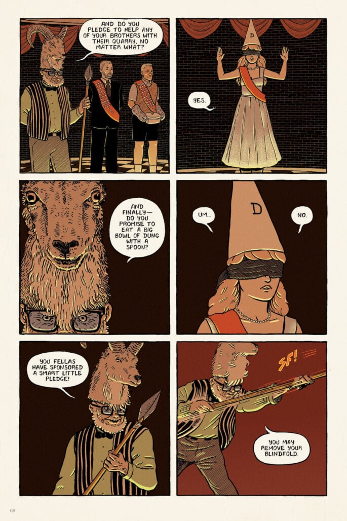 Hobtown Mystery Stories, Vol. 3: The Secret of the Saucer interior art