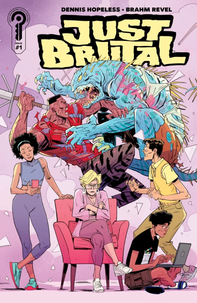 Just Brutal #1 cover by Brahm Revel