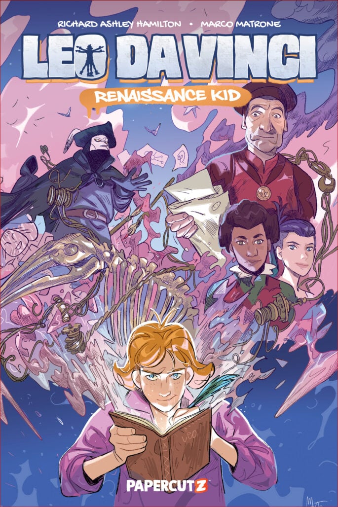 Leo da Vinci: Renaissance Kid cover, by Marco Matrone