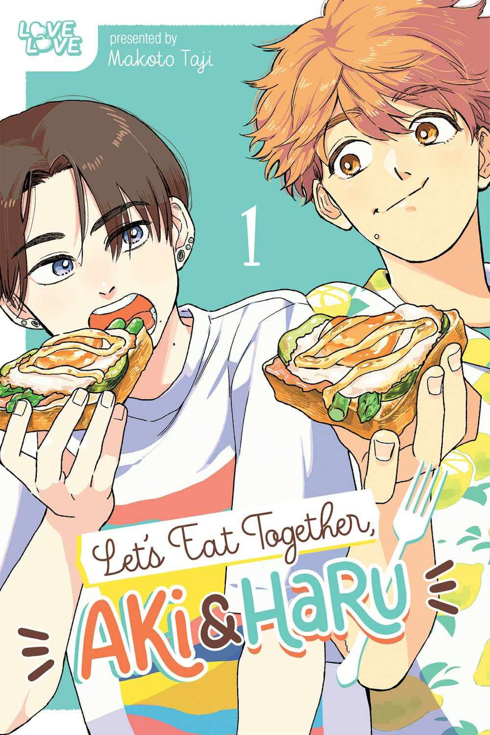 Let's Eat Together, Aki and Haru, Volume 1, by Makoto Taji. Courtesy of TOKYOPOP.