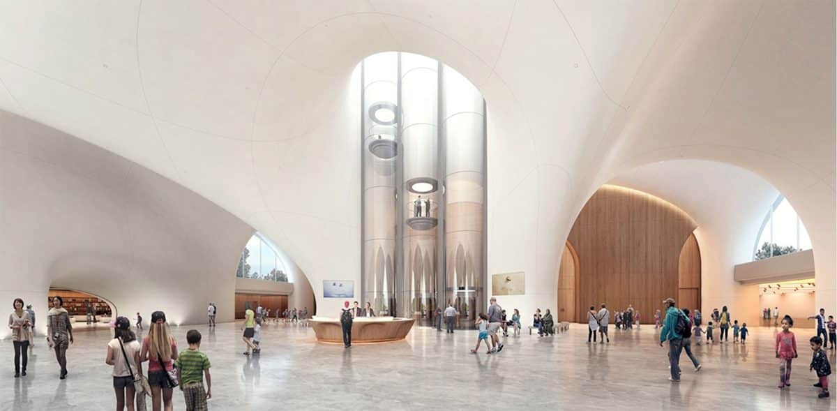 Lucas Museum lobby rendering