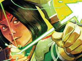 DANI MOONSTAR starring in her first solo series Moonstar #1 featured