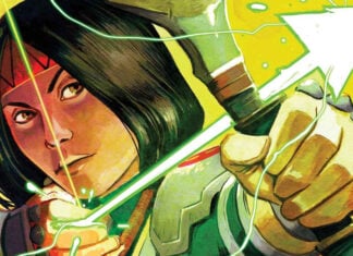 DANI MOONSTAR starring in her first solo series Moonstar #1 featured