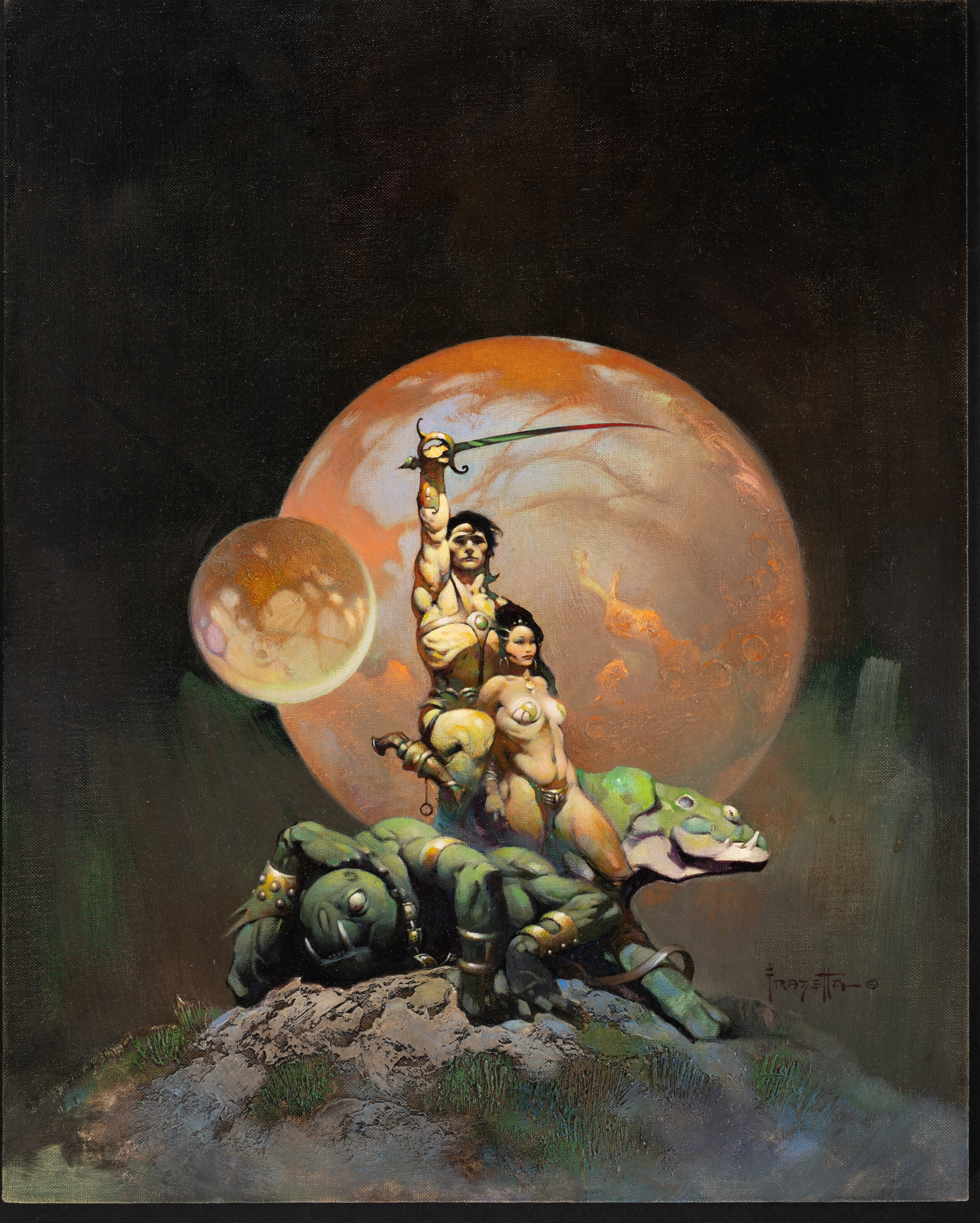 Frank Frazetta, cover for A Princess of Mars , 1970