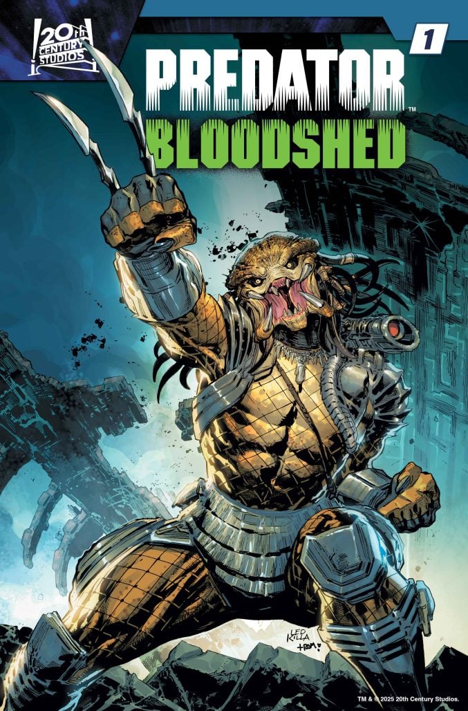 Predator: Bloodshed #1 cover by Ken Lashley