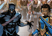 The Marvel Rundown: ULTIMATE BLACK PANTHER #22 sees the long game play out Spider-Man and Wolverine #7 I was always going to be at least a little interested in a book featuring two of my (and the world’s) favorite Marvel characters. Their odd couple rapport is simply too good and I feel strongly a book featuring these two should always be available. Give me Kaare Andrews drawing, with Spidey and Wolverine going on huge, zany adventures with enormous action set pieces? It’s all I need. The first five issue story left me cold from a narrative standpoint with its focus on Peter’s secret agent parents, but after a one off with a full-in artist, this second story from writer Marc Guggenheim and Andrews is pure, over the top fun featuring a villain from an alternate earth that is a twisted amalgamation of our heroes. Kaare Andrews goes wild on the layouts in this issue, with massive double page spreads and contorted figures. The final page reveal is pure cool. The inventiveness of the visuals, and Andrews’ strange mix of McFarlane and Romita suits the contortionist Spidey and animalistic Wolverine. Sometimes you want your superhero books to say something about the human condition. And sometimes you really just want to see an artist pushing himself to the limit with your two favorite guys as the subject. This is easily the best script we’ve gotten from Guggenheim on the series so far, though. Moving away from the tortured motivation of the first arc’s mystery villain and the baggage of Peter and Mary Parker is a big help. Brian Reber’s retro approach to colors, mostly flat with simple shading and highlights, helps Andrews’ bold figure work stand out on the page. The switch in dimension also includes a subtle color shift to a more washed out, grimier palette that helps define the tone of this darker world. VC’s Travis Lanham’s lettering is clean and readable, tracking comfortably even among the wilder layouts and heavy caption use. You could easily skip the first arc of this series and jump in here and have a great time, but it’s worth seeking out past chapters too, if only for the great Kaare Andrews work. - TR