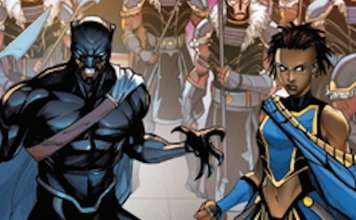 The Marvel Rundown: ULTIMATE BLACK PANTHER #22 sees the long game play out Spider-Man and Wolverine #7 I was always going to be at least a little interested in a book featuring two of my (and the world’s) favorite Marvel characters. Their odd couple rapport is simply too good and I feel strongly a book featuring these two should always be available. Give me Kaare Andrews drawing, with Spidey and Wolverine going on huge, zany adventures with enormous action set pieces? It’s all I need. The first five issue story left me cold from a narrative standpoint with its focus on Peter’s secret agent parents, but after a one off with a full-in artist, this second story from writer Marc Guggenheim and Andrews is pure, over the top fun featuring a villain from an alternate earth that is a twisted amalgamation of our heroes. Kaare Andrews goes wild on the layouts in this issue, with massive double page spreads and contorted figures. The final page reveal is pure cool. The inventiveness of the visuals, and Andrews’ strange mix of McFarlane and Romita suits the contortionist Spidey and animalistic Wolverine. Sometimes you want your superhero books to say something about the human condition. And sometimes you really just want to see an artist pushing himself to the limit with your two favorite guys as the subject. This is easily the best script we’ve gotten from Guggenheim on the series so far, though. Moving away from the tortured motivation of the first arc’s mystery villain and the baggage of Peter and Mary Parker is a big help. Brian Reber’s retro approach to colors, mostly flat with simple shading and highlights, helps Andrews’ bold figure work stand out on the page. The switch in dimension also includes a subtle color shift to a more washed out, grimier palette that helps define the tone of this darker world. VC’s Travis Lanham’s lettering is clean and readable, tracking comfortably even among the wilder layouts and heavy caption use. You could easily skip the first arc of this series and jump in here and have a great time, but it’s worth seeking out past chapters too, if only for the great Kaare Andrews work. - TR