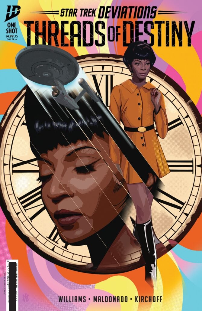 Star Trek Deviations: Threads of Destiny cover A, by Mark Alvarado