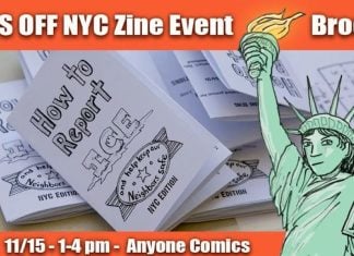 Anyone Comics to hold HANDS OFF NYC Anti-ICE zine event hands off