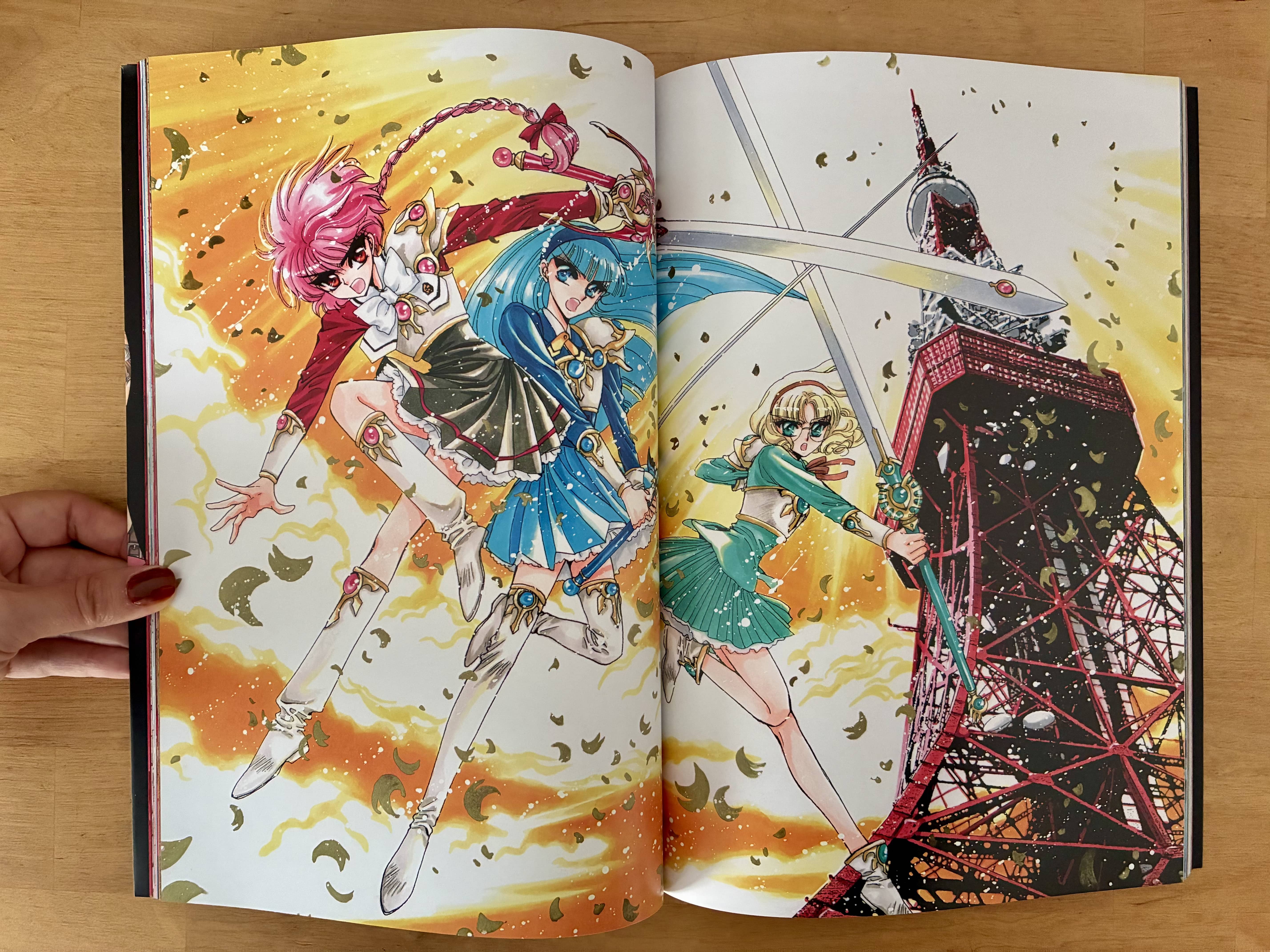 clamp official artbook color kuro from yen press magic knight rayearth