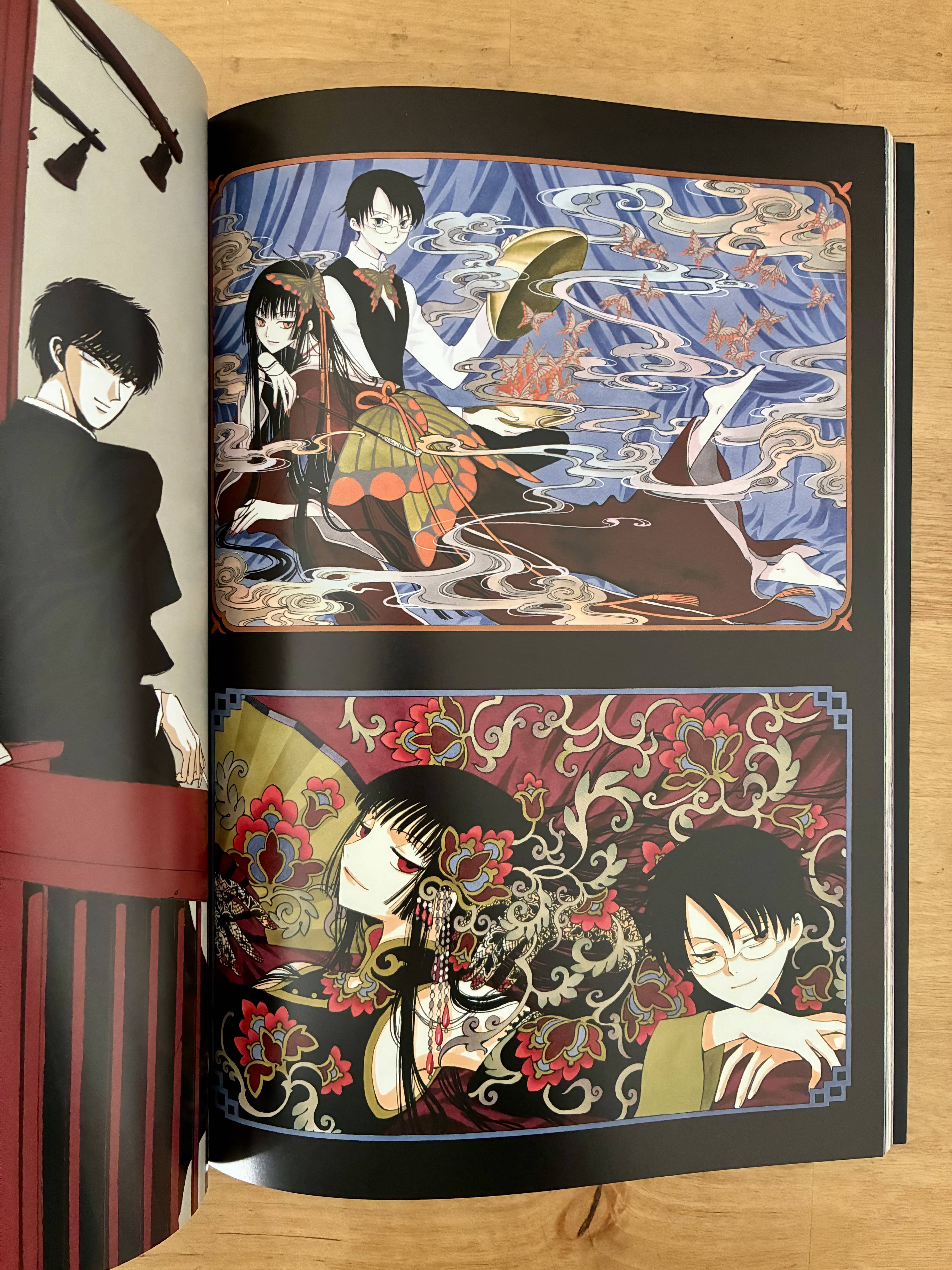 clamp official artbook color kuro from yen press xxxholic