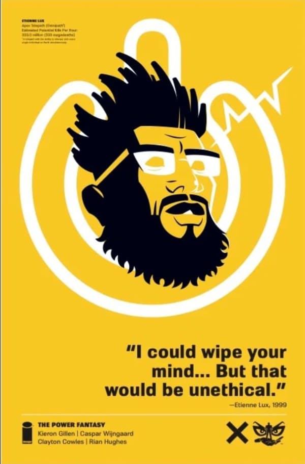 The Power Fantasy #1Cover C 1:50 Rian Hughes Variant