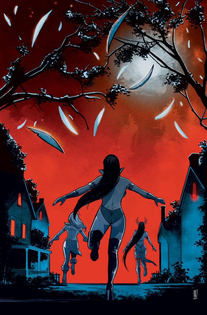 Die!Namite: Blood Red #1 Cover L Emanuele Ercolani Virgin Variant