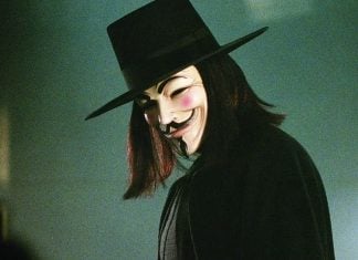 V FOR VENDETTA getting theatrical re-release for 20th anniversary V (Hugo Weaving) in V For Vendetta
