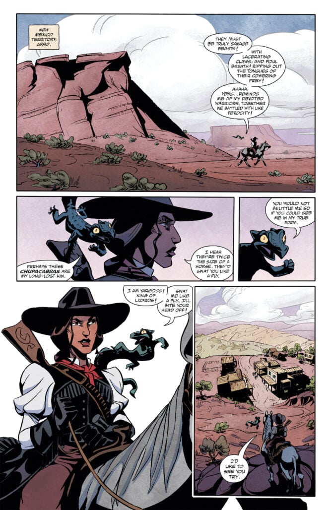 Carmen Red Claw: Belly of the Beat #1 interior art