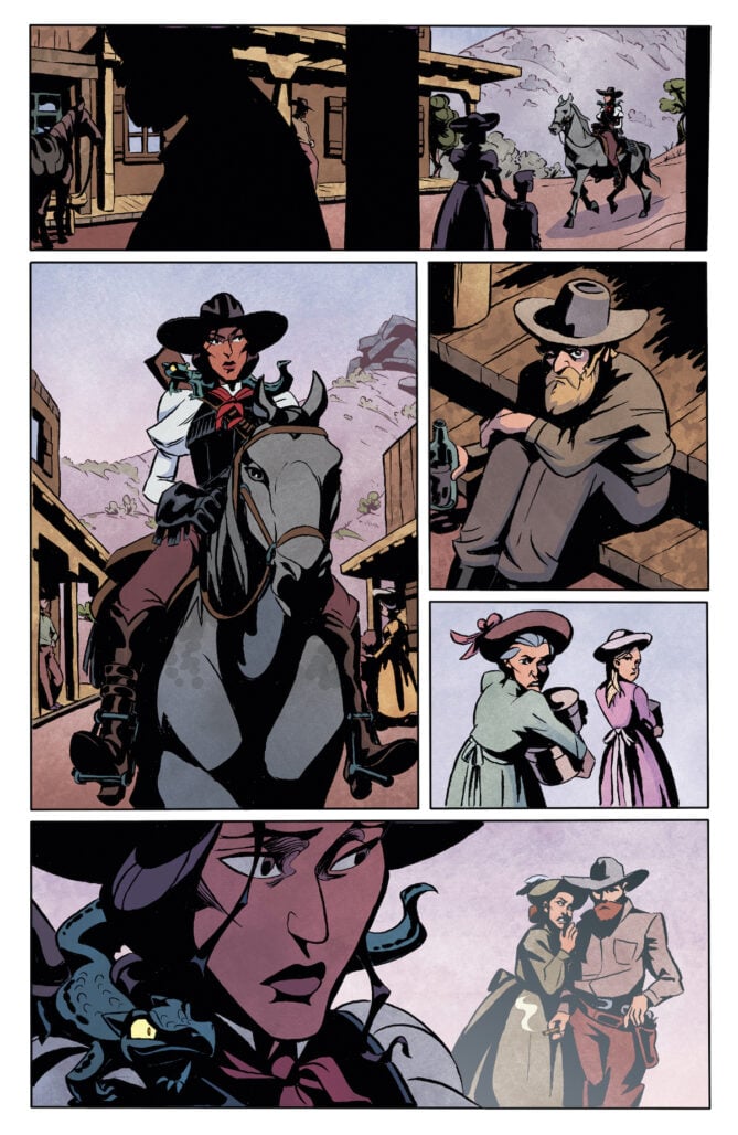 Carmen Red Claw: Belly of the Beat #1 interior art