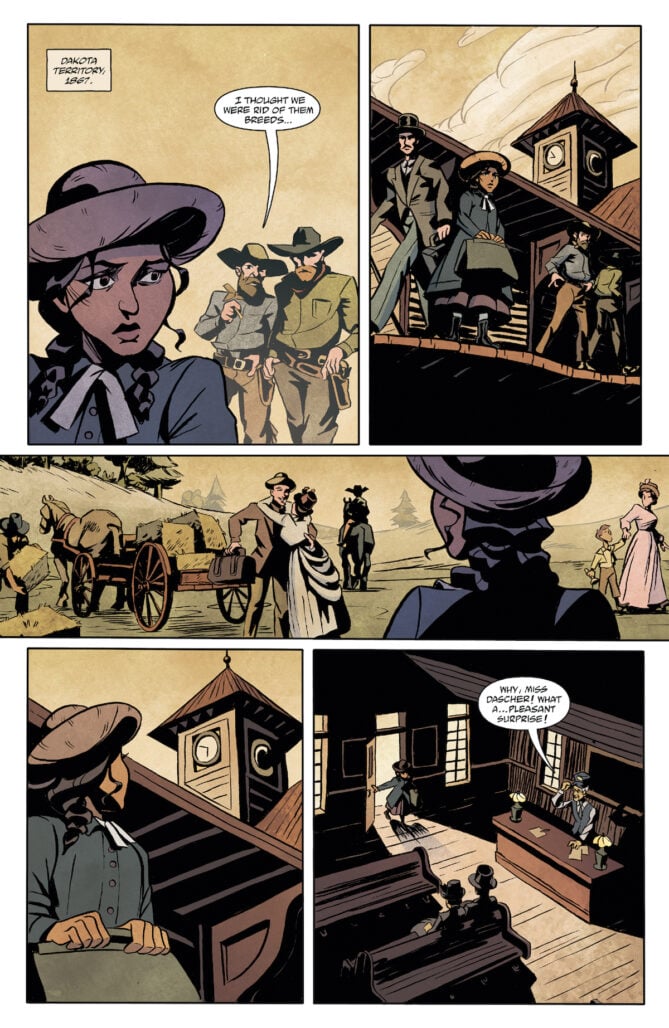 Carmen Red Claw: Belly of the Beat #1 interior art