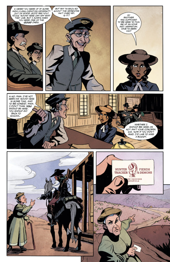 Carmen Red Claw: Belly of the Beat #1 interior art