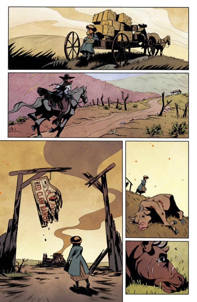 Carmen Red Claw: Belly of the Beat #1 interior art