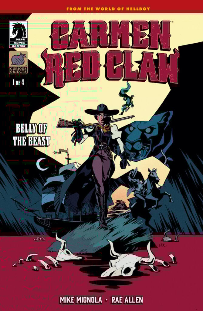 Carmen Red Claw: Belly of the Beat #1 cover by Rae Allen