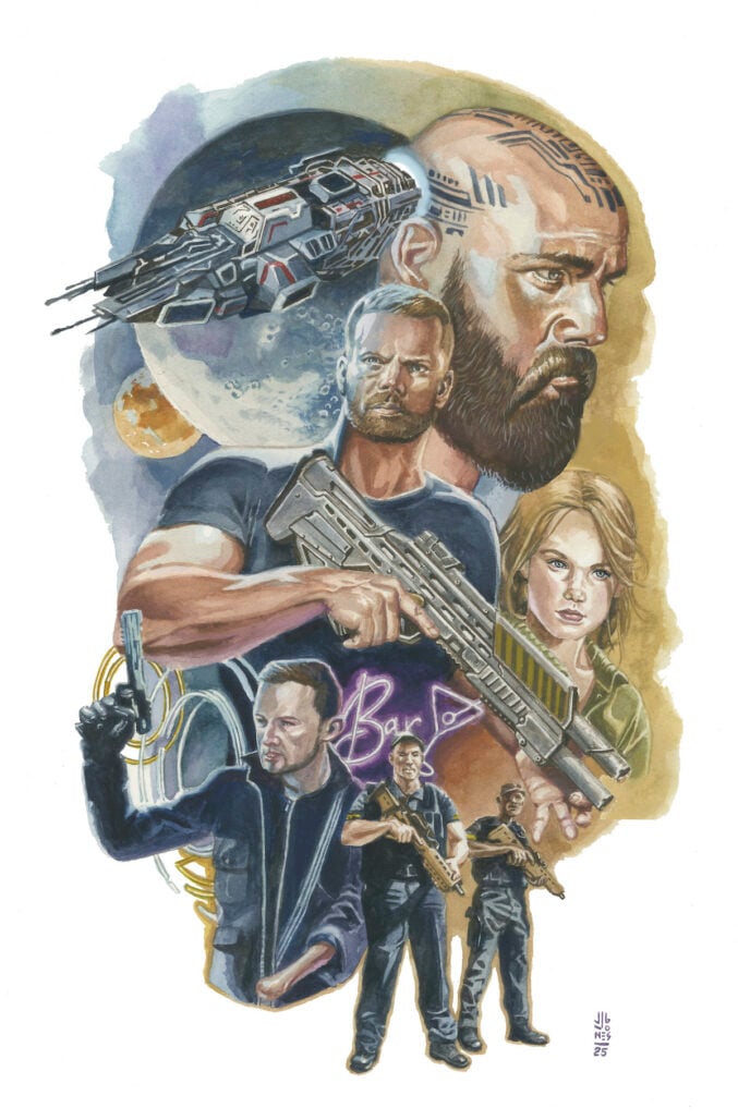 The Expanse: A Little Death #4 incentive cover by JG Jones