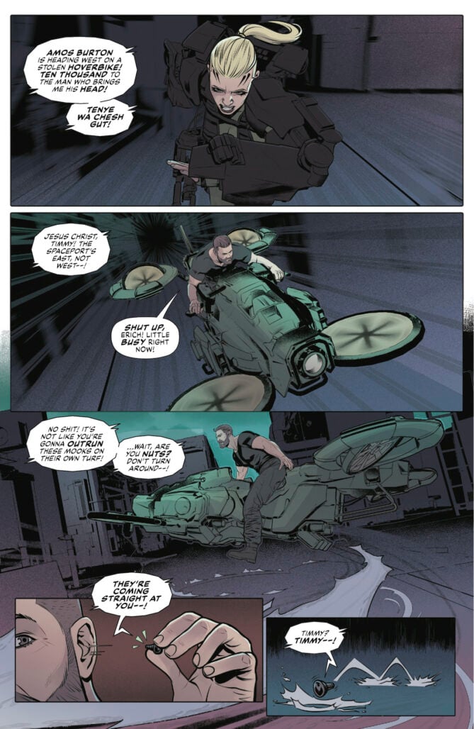 The Expanse: A Little Death #4 interior art