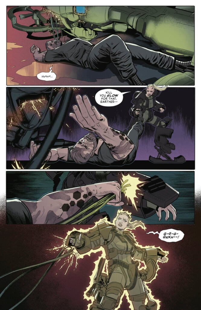 The Expanse: A Little Death #4 interior art