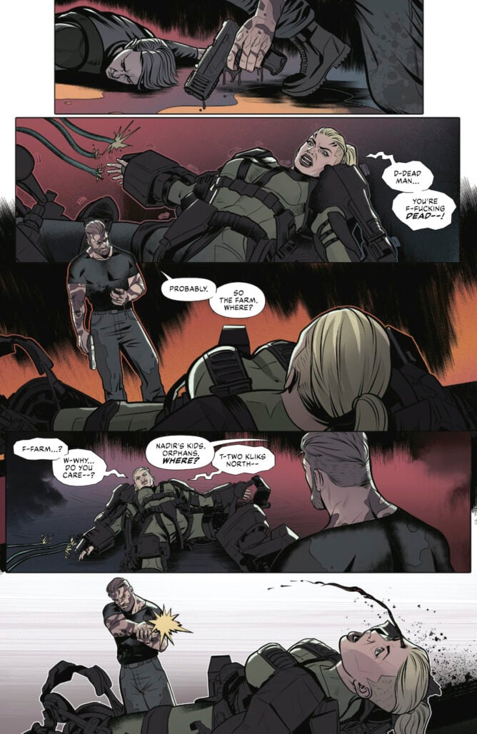 The Expanse: A Little Death #4 interior art