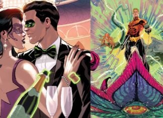 Green Lantern celebrates milestone 600th issue and Emperor Aquaman begins a conquest across the stars