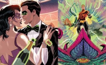 Green Lantern celebrates milestone 600th issue and Emperor Aquaman begins a conquest across the stars