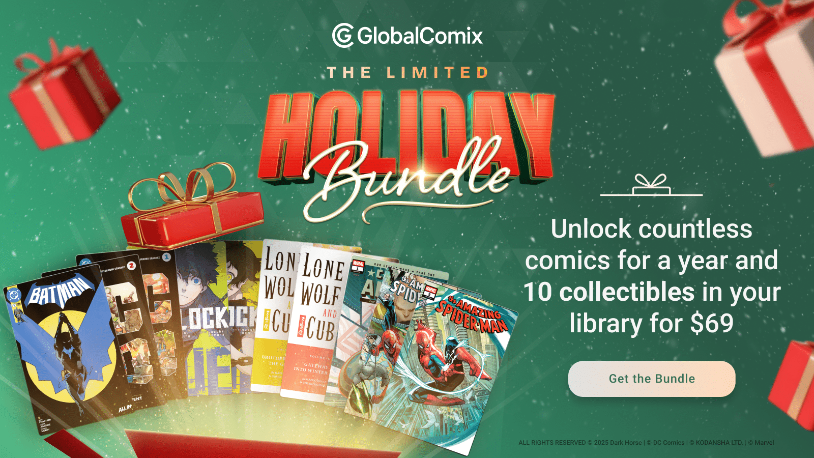 GlobalComix announces limited “keep it forever” holiday bundle GlobalComix announces limited “keep it forever” holiday bundle