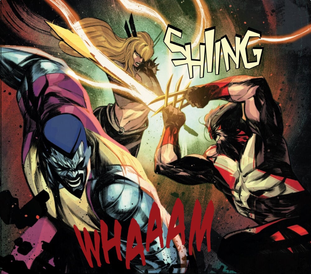 Panel from Ultimate Wolverine 12 by Chris Condon, Alessandro Cappuccio, Bryan Valenza, and Cory Petit