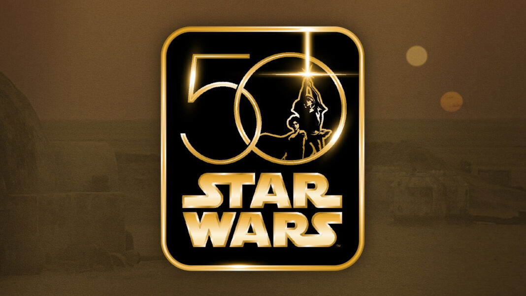 Star Wars 50th anniversary logo Star Wars 50th anniversary logo